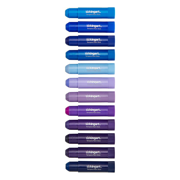 60-Color Tempera Paint Sticks for Creative Art Projects