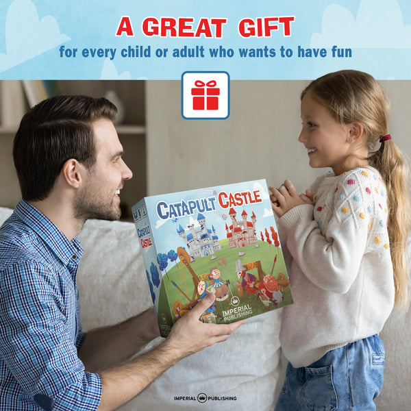 Catapult Castle Medieval Dexterity Game for 1-4 Players