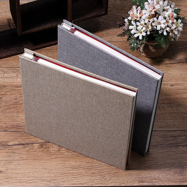 Linen 16-Inch DIY Refillable Photo Scrapbook Album