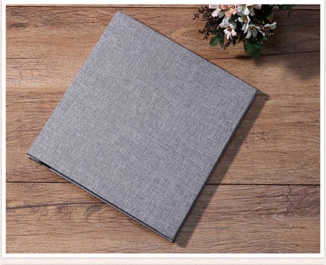 Linen 16-Inch DIY Refillable Photo Scrapbook Album