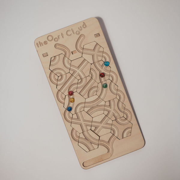 The Oort Cloud Marble Run Puzzle Game